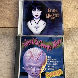 Elvira Halloween Creepy Stories Monster Hits Lot of 2 Ghost ELVIRA